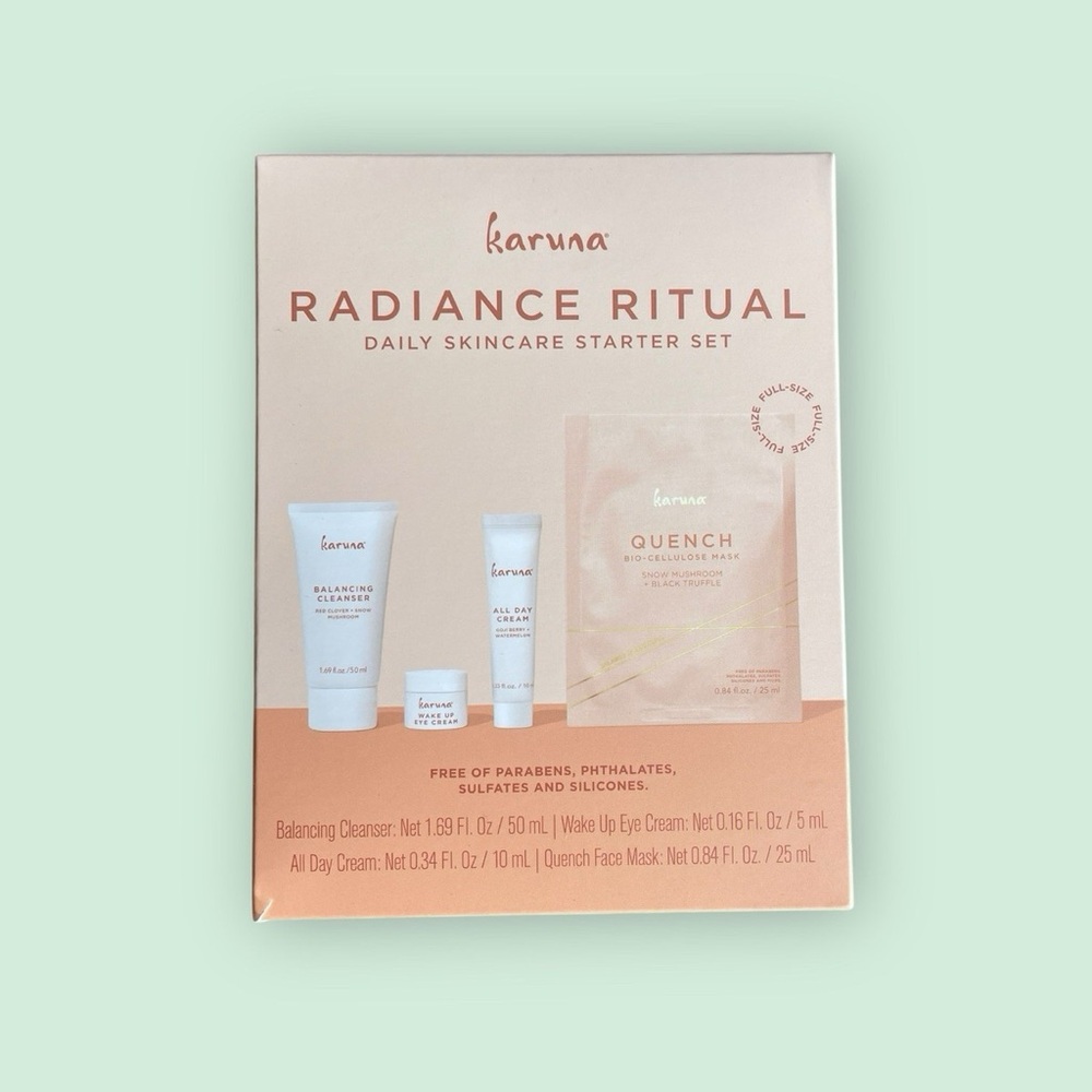 Karuna Radiance Ritual Skincare Set vegan